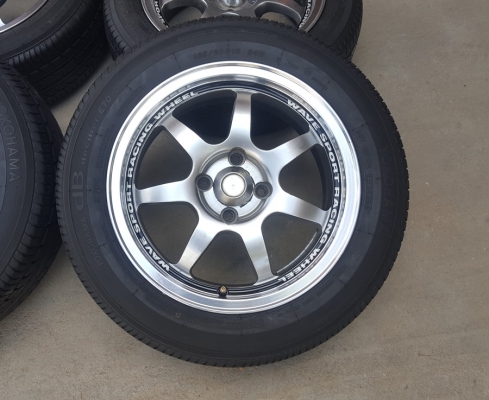 ขายล้อมือ2 PM RACING ขอบ15 พร้อมยาง 4 ล้อ