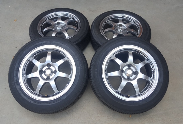 ขายล้อมือ2 PM RACING ขอบ15 พร้อมยาง 4 ล้อ