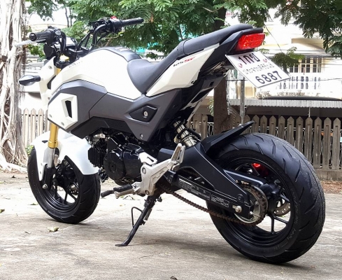 HONDA MSX125 สีขาว ปี2016 แต่งสวย HONDA MSX125 สีขาว ปี2016 แต่งสวย
