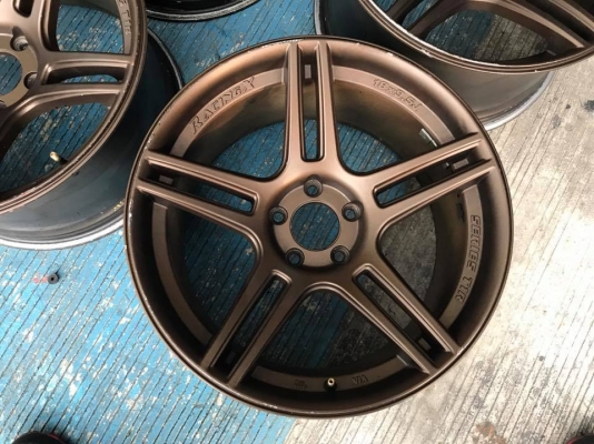 ขอบ18" ขาย4วง7,900บ แม็กเปล่า ลายT1R ใส่5รู114 หน้า9.5"/หลัง10.5"