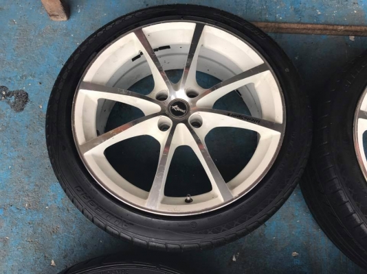 ขอบ17ใส่4รู100 กว้าง7 ล้อ+ยาง ขายชุด 4500.บ WedsSport