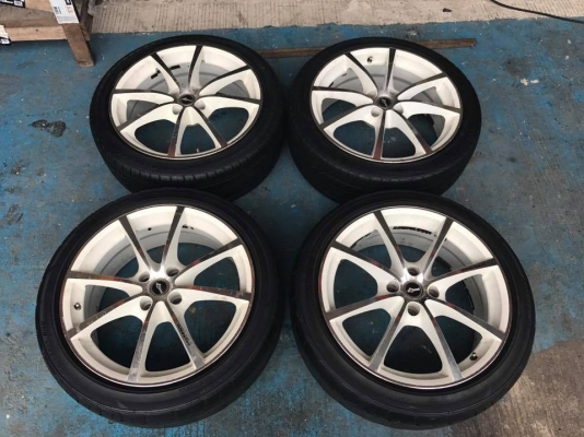 ขอบ17ใส่4รู100 กว้าง7 ล้อ+ยาง ขายชุด 4500.บ WedsSport