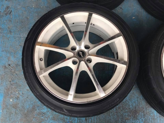 ขอบ17ใส่4รู100 กว้าง7 ล้อ+ยาง ขายชุด 4500.บ WedsSport