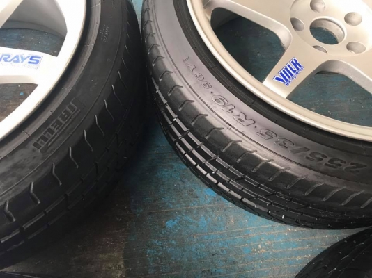 te37ขอบ19"ใส่5รู114 ยกชุด+ยาง 13,500.บ