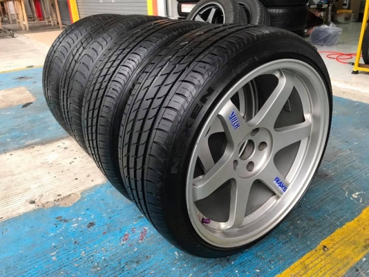 te37ขอบ19"ใส่5รู114 ยกชุด+ยาง 13,500.บ