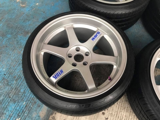 te37ขอบ19"ใส่5รู114 ยกชุด+ยาง 13,500.บ