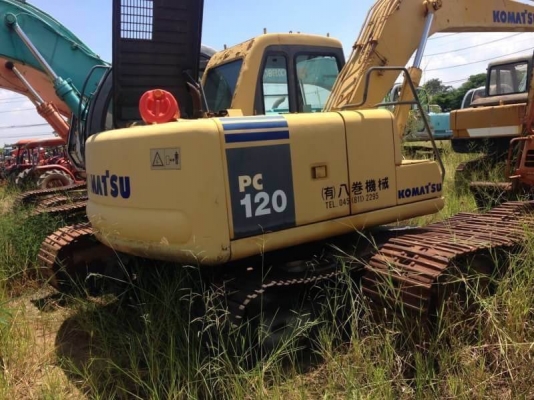 ขาย 785,000 KOMATSU  PC 120-6. เครื่องดี ปั้มดี ช่วงล่างดี โช่หน่า ไฟฟ้าครบ  ยังไม่ได้ใช้ในไทย พร้อมใช้งาน เอกสารอินวอยร์ รถอยู่ อยุธยา  090-772-3710 090-772-3708