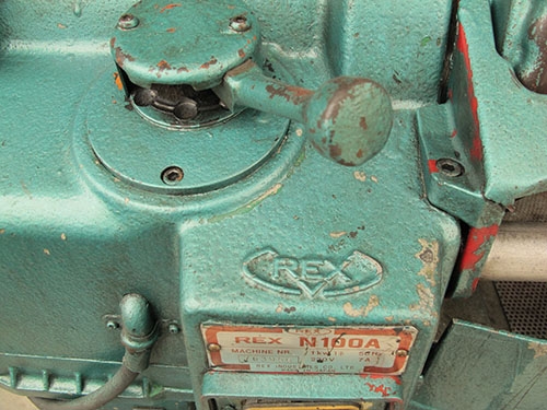 ขายเครื่องดายเกลียวท่อแป็ป ออโต้ยี่ห้อREXญี่ปุ่นแท้รุ่นN100A