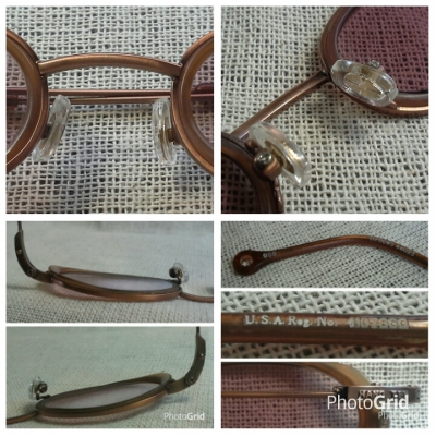 แว่นตาอเมริกันแบรนด์ ยุค 2000s โมเดลซุปเปอร์คลาสสิค &#039;วงรีเล็ก&#039; Authentic HANG TEN handmade
