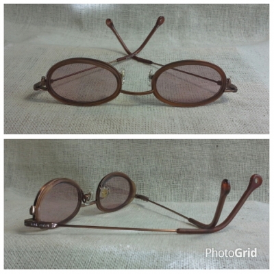แว่นตาอเมริกันแบรนด์ ยุค 2000s โมเดลซุปเปอร์คลาสสิค &#039;วงรีเล็ก&#039; Authentic HANG TEN handmade