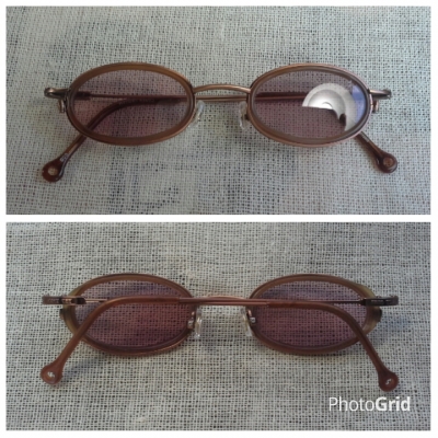 แว่นตาอเมริกันแบรนด์ ยุค 2000s โมเดลซุปเปอร์คลาสสิค &#039;วงรีเล็ก&#039; Authentic HANG TEN handmade