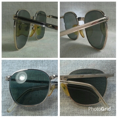 แว่นตาเยอรมันตะวันตก ยุค &#039;50s ทองโกลด์ฟิลด์ 12 K ล้ำค่า ! Vintage ALRAN - OPTIK handmade in Wes