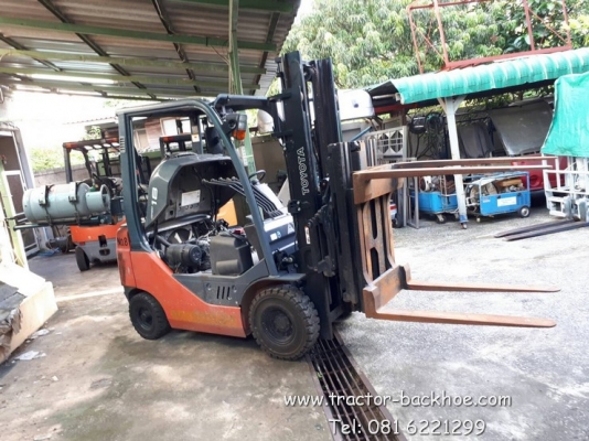 ขาย รถยก โฟล์คลิฟต์ TOYOTA ขนาด 1.8 ตัน 2 ระบบ แก๊ส+น้ำมัน งาหนีบ หมุนได้ เก่านอกแท้