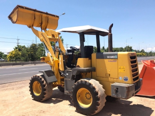 ขายรถตักล้อยาง KOMATSU WA80-3 รถนอกนำเข้าจากญี่ปุ่น สภาพสวยพร้อมใช้ มีVDOการทำงานครับ ขายรถตักล้อยาง KOMATSU WA80-3 รถนอกนำเข้าจากญี่ปุ่น สภาพสวยพร้อมใช้ มีVDOการทำงานครับ