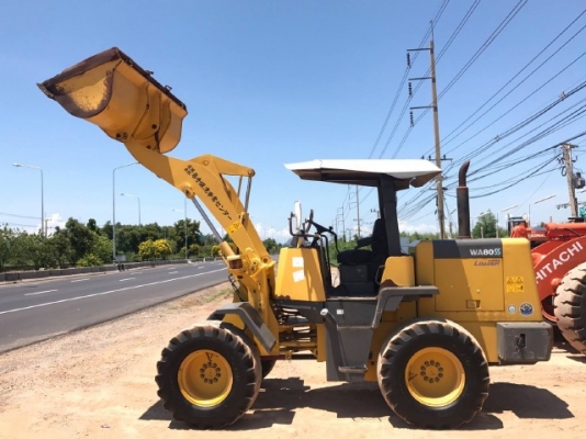ขายรถตักล้อยาง KOMATSU WA80-3 รถนอกนำเข้าจากญี่ปุ่น สภาพสวยพร้อมใช้ มีVDOการทำงานครับ ขายรถตักล้อยาง KOMATSU WA80-3 รถนอกนำเข้าจากญี่ปุ่น สภาพสวยพร้อมใช้ มีVDOการทำงานครับ