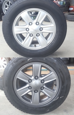 ขายล้อISUZU All New16สีบรอนและสีกัล ยางปี16 4 ล้อ