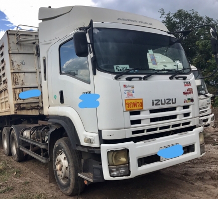 10ล้อหัวลาก2เพลา ISUZU DECA360 ปี54 ติดก็าซ NGV โรงงาน