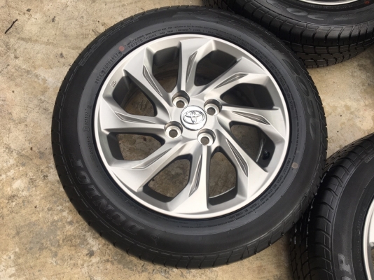 แม็กป้ายแดง TOYOTA New VIOS 2017 พร้อมยางป้ายแดง 185-60-15 ปี17