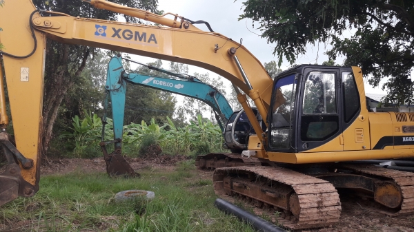 ขายด่วนนางฟ้ามาแร้วXGMA821 -200 เครื่อง6BG1-เทอโบว์อินเตอ ปั้มK3V เดิมป้ายแดงมาจากโรงงาน 7000ชม เอกสารเป็นเล่มทะเบียน