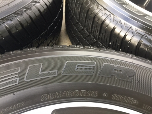 ล้อพร้อมยาง TOYOTA NEW FORTURNER ขอบ 18 พร้อมยาง 265-60-18 ปลายปี 15