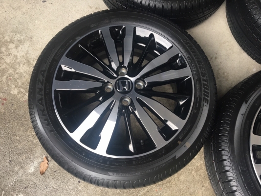 ล้อแม็กพร้อมยาง Honda Jazz GK ตัวท๊อป 4 รู100 ขอบ16ใหม่ยกห้าง