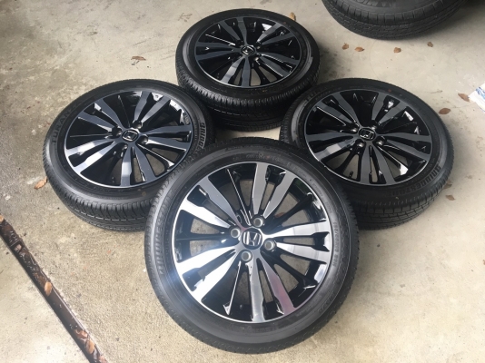 ล้อแม็กพร้อมยาง Honda Jazz GK ตัวท๊อป 4 รู100 ขอบ16ใหม่ยกห้าง