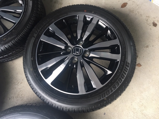 ล้อแม็กพร้อมยาง Honda Jazz GK ตัวท๊อป 4 รู100 ขอบ16ใหม่ยกห้าง