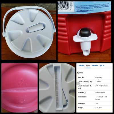 ขายกระติกน้ำRubbermaid 7.6L.madein USAใหม่