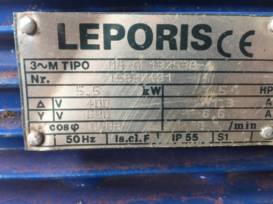 ขายพัดลมอุตสาหกรรม มอเตอร์ 7 แรงครึ่ง รอบ 1430rpm มี4ตัว ใช้งานได้ทุกตัวครับ ราคาต่อรองได้