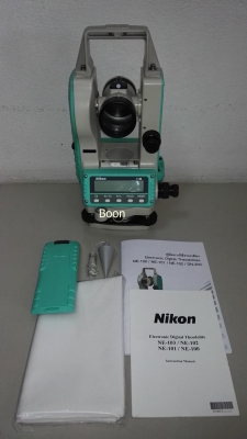 ขายกล้องวัดมุมอิเล็คทรอนิกส์ Nikon ne-102 electronic theodolite สภาพ95\% ตัวท็อปรุ่นปัจจุบัน 2หน้าจอ ขายกล้องวัดมุมอิเล็คทรอนิกส์ Nikon ne-102 electronic theodolite สภาพ95\% ตัวท็อปรุ่นปัจจุบัน 2หน้าจอ