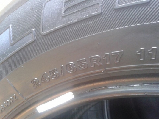 ยาง บริสโตน 245 65 ขอบ 17 สวยจัด