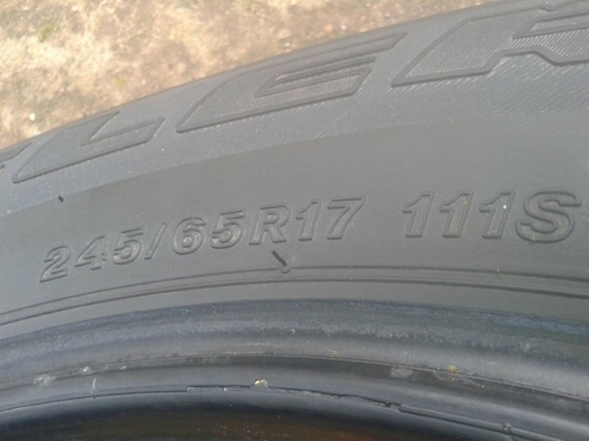 ยาง บริสโตน 245 65 ขอบ 17 สวยจัด