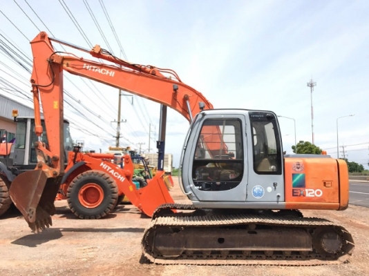 ขายรถแบคโฮ HITACHI EX120-5 รถนอกนำเข้าเองจากญี่ปุ่น สภาพสวยพร้อมใช้งาน มีVDOการทำงานครับ ขายรถแบคโฮ HITACHI EX120-5 รถนอกนำเข้าเองจากญี่ปุ่น สภาพสวยพร้อมใช้งาน มีVDOการทำงานครับ