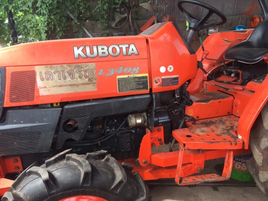 ขาย คูโบต้า L3408 พร้อมดันหน้า ผานตัดหญ้า 1.30เมตร