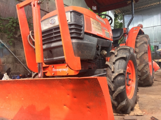ขาย คูโบต้า L3408 พร้อมดันหน้า ผานตัดหญ้า 1.30เมตร