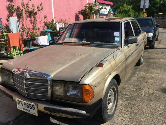 ขาย benz w123 e300 ดีเซล เกียรธรรมดา หายาก รถสะสม