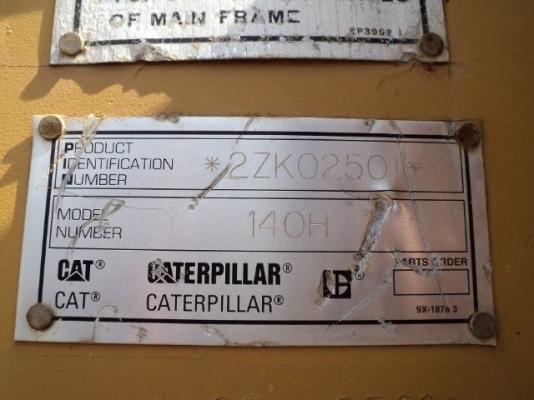 ขายรถเกรด Cat 140H 2ZK02501 ปี 1997 14,269 ชม สนใจ 061-4194021 NDT Thailand Line : 0614194021 พรภวิษย์