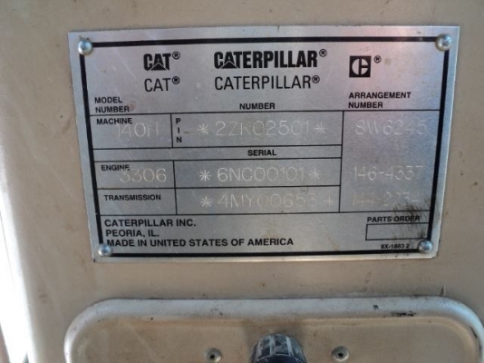 ขายรถเกรด Cat 140H 2ZK02501 ปี 1997 14,269 ชม สนใจ 061-4194021 NDT Thailand Line : 0614194021 พรภวิษย์