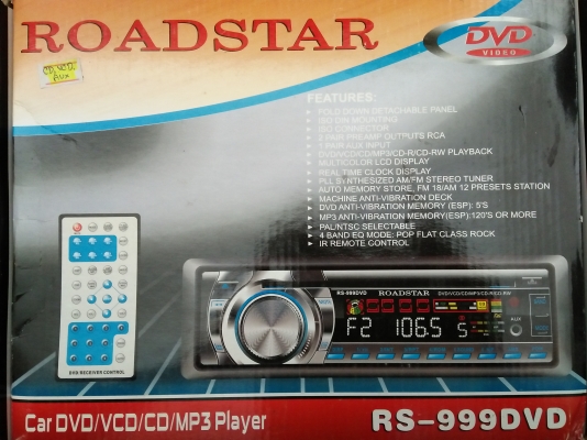 วิทยุรถยนต์ DVD VCD MP3 ยี่ห้อ Roadstar