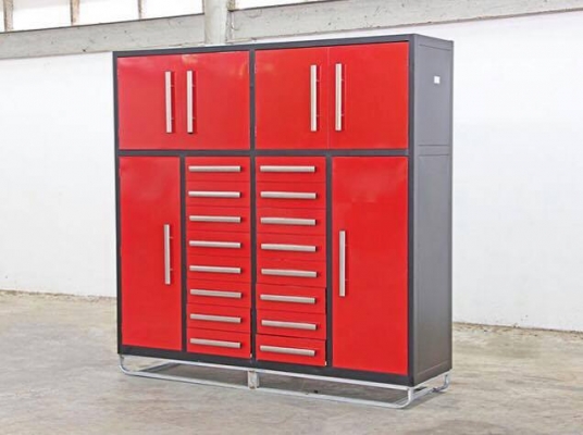 ตู้เก็บเครื่องมือ หน้ากว้าง 7ft. ลิ้นชักลูกปืน 16ลิ้นชัก  เก็บของได้ลิ้นชักละ50กิโลกรัม