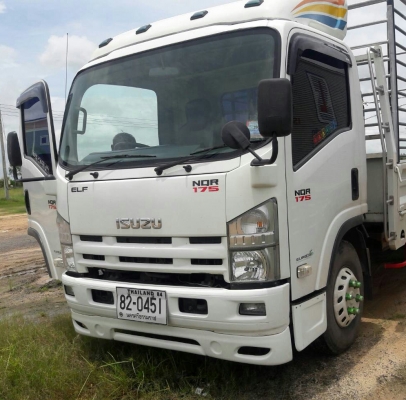 ขาย&lt; 875000บ.&gt; หกล้อ อิซูชุ NQR175ยูโร3.ปี55 ช่วงยาว 5.50ม. รถห้าง สภาพสวยเดิมๆใช้งานน้อย ไม่เ