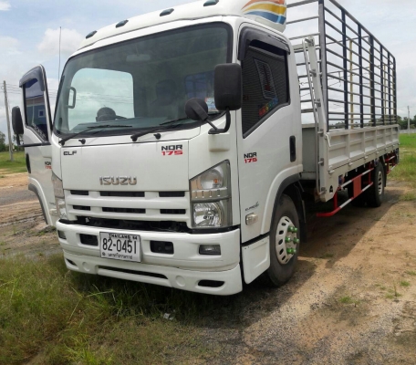 ขาย&lt; 875000บ.&gt; หกล้อ อิซูชุ NQR175ยูโร3.ปี55 ช่วงยาว 5.50ม. รถห้าง สภาพสวยเดิมๆใช้งานน้อย ไม่เ