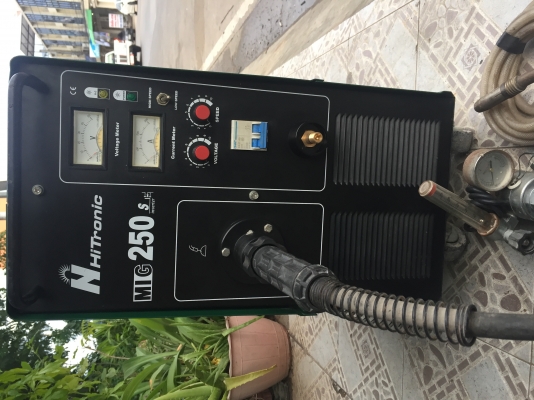 ขายเครื่องเชื่อม MIG HITRONIC MIG250 มือสองครับ