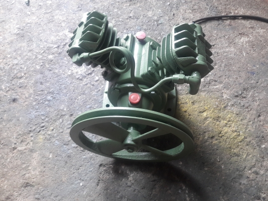 ขาย !! หัวปั้มลม1/2แรง2สูบ พร้อมใช้งาน