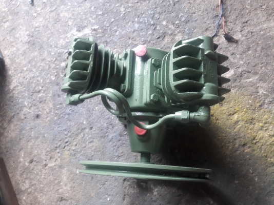 ขาย !! หัวปั้มลม1/2แรง2สูบ พร้อมใช้งาน