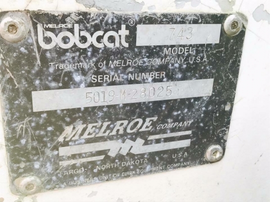ขายรถตัก bobcat743 สวยๆพร้อมใช้