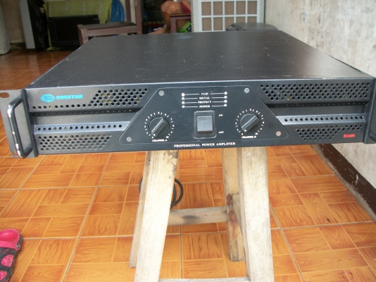 แอมป์ กลางแจ้ง 7500 บาท ใช้งานได้ตามปกติ