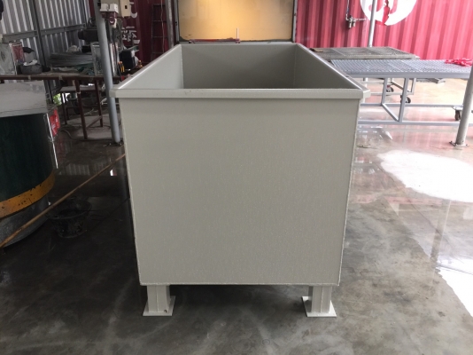 ขายถังอเนกประสงค์ กว้างxสูง 1 เมตร ยาว 2 เมตร หนา 6 mm เคลือบสีกันความร้อน รับสั่งทำตามออเดอร์