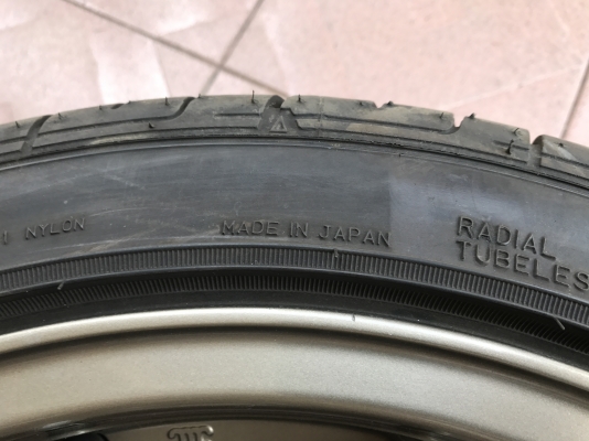 ล้อ A TECH ขอบ15กว้าง5นิ้วอ๊อฟ48 4รู100ติดยางปี15ดอกเต็มเเน่นใช้ยาวเก่าญี่ปุ่นเเท้สภาพสวยสีเดิมๆ