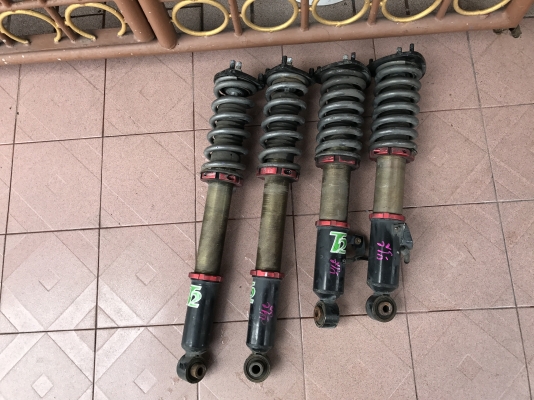 โช้คเเต่ง T2 ปรับเกลียวสไลดกระบอกปรับหนืดเก่าญี่ปุ่นเเท้สภาพสวย